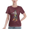 thumbnail image 1 of T-Shirt Basique à Manches Courtes pour Femmes Naruto Naruto Sasuke, 1 of 6