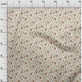 thumbnail image 3 of oneOone Coton Popeline Brun Tissu Robe Tissu Tissu Imprimé par la Cour 56 Pouces de Large, 3 of 5