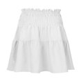 thumbnail image 4 of Women's High Waist A Line Mini Skirt - Flowy Pleated Ruffles, Cute Style for Summer Dating - S-XXL Sizes, 4 of 4