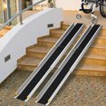 thumbnail image 1 of Kojooin Rampes Télescopiques pour Fauteuil Roulant, Capacité de 600 lb, Rampes Portatives Ajustables avec Surface Antidérapante et Sac de Transport, 1 of 7