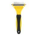 thumbnail image 2 of Pet Deshedding Brush, Stainless Steel Teeth Pet Knot Comb Easy Cutting  For Pets, 2 of 8