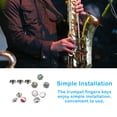 thumbnail image 3 of Ruiboury 3 Pcs Bouton de Trompette Remplacement Composant de Réparation Universel Petits Doigts de Musique Touches Instrument en Laiton Type 1, 3 of 8