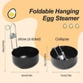 thumbnail image 2 of Stainless Steel Egg Cooker for Perfectly Poached Boiled Eggs | Hang Ear Design | Nonstick Egg Poacher Tool for Kitchen Use, 2 of 7