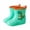 Light Green, variant on Kids Shoes Short Rain Boots For Kids Go To School Ankle Rainboot Slip On Garden Boot Rubber Shoes Light Green 14/2.5 Y—3 Y