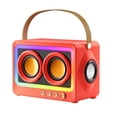 thumbnail image 2 of 360° Stereo Sound Bluetooth Speaker, Long Battery Life, Cool RGB Lighting, Series Mirror Connection, Transparent Screen, 5.3 Bluetooth, Extra Large Speaker, Multi Playback, 2 of 8