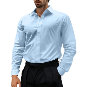 Chemises pour Hommes Chemise en Lin pour Homme à Manches Longues à Boutons, Pliée, Couleur Unie, Haut de Poitrine, Chemises pour Hommes Décontractées