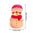 thumbnail image 2 of REK Multicolor Snowman Tap Light For Kids Bedroom Dimmable Night Lamp With 7 Changing Colors Cute For Nursery Childrens Room, 2 of 5