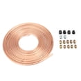 thumbnail image 1 of Brake Pipe Coil, Long Service Life Easy Install Brake Line 25ft  for Hydraulic Braking Fuel Gold,Silver, 1 of 7