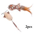 thumbnail image 2 of 2PCS Cat Toy Mouse Fish Shape Creative Bite Resistant Catnip Toy Cat Bite Toy, 2 of 10