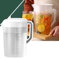thumbnail image 2 of RASTAN Drink Pitcher, Plastic Pitcher with Lid - 2L Large Capacity Beverage Dispenser for Iced Tea, Juice & Cold Brew | Leakproof & Bpa-Free Design, Beverage Container, D, 2 of 9