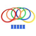 thumbnail image 2 of Hopscotch Rings Game Hopscotch Game with Connectors Durable Sports Toys Creative 36cm 5 rings, 2 of 6