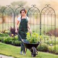 thumbnail image 2 of Outsunny 2 Pcs Garden Trellis for Climbing Plants, Outdoor Metal Trellis, 2 of 10