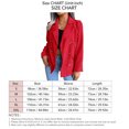 thumbnail image 5 of Veste à Boutons, Veste d'Hiver Décontractée Ajustée à Revers pour Usage Quotidien Rouge TTG, 5 of 5