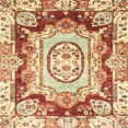 thumbnail image 1 of Ahgly Tapis d'Intérieur Carré Abstrait Marron Or, 3 Pieds Carré, 1 of 6