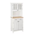 thumbnail image 1 of Homestyles Buffet of Buffets Wood Buffet with Hutch in Off White, 1 of 19