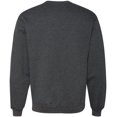 thumbnail image 4 of Jerzees Chandail Molletonné Ras du Cou NuBlend Super Sweats pour Hommes, 2X, Noir Chiné, 4 of 7