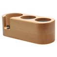 thumbnail image 2 of Abbracc Support de Poignée pour Cafetière Support de Poignée en Bois pour Presse à Poudre Base de Poignée de Machine à Café 58 mm 3 Fentes, 2 of 8