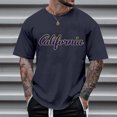 thumbnail image 2 of LUOGENLI T-shirts pour Homme pour Hommes T-Shirt à Imprimé Floral à Manches Courtes à Col Rond pour Tenue Décontractée 4TG T-shirts pour Hommes T-shirts Graphiques Fête de la Saint-Patrick Bleu Foncé TTG, 2 of 4