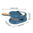 thumbnail image 3 of Dumpling Maker 2 In 1 Dumpling Tool Manual Dumpling Dough Dumpling Making Device Machine Multifunctional For Home Kitchen Use Darling Dumplings Dumpling Wrap Dumpling Stainless Dough Roller compatible, 3 of 8