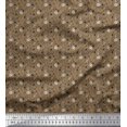 thumbnail image 1 of Soimoi Polyester Crepe Fabric Compass,Scale & Calculator Education Theme Print Fabric by The Yard 42 Inch Wide, 1 of 3
