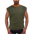 thumbnail image 1 of Débardeurs d'Entraînement pour Hommes Athlétiques de Gym Course Manches Courtes T-Shirts Musculaires Entraînement Physique Culturisme Chandails Sans Manches, 1 of 3