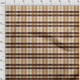 thumbnail image 4 of oneOone Cotton Flex Orange Fabric Check Craft Projects Decor Fabric Printed By The Yard 40 Inch Wide, 4 of 4