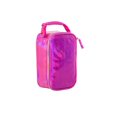 thumbnail image 3 of Vertical Insulated Lunch Bag, pink foil, 3 of 3