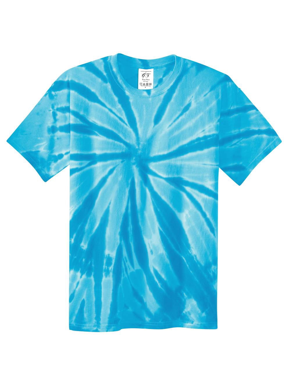 Gravity Threads T-Shirt Teinture sur Nœuds à Manches Courtes pour Jeunes - Turquoise - Moyen