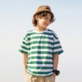 thumbnail image 4 of Ymyiu T-Shirts pour Garçons T-Shirts Variés pour Garçons T-Shirt Super Doux Extensible à Manches Courtes T-Shirt Graphique Taille 7-8 Ans (Vert, 7-8 Ans), 4 of 5