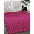 thumbnail image 3 of Ahgly Tapis Rectangulaire Lavable en Machine Intérieur Transitionnel Rouge Cramoisi, 2 Pieds x 4 Pieds, 3 of 7