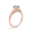 thumbnail image 4 of 1,00 Carat Excellent Asscher Cut Natural Diamond Beautiful Solitaire Bridal Ring for Bride Solid 14K Rose Gold Size 5, 4 of 7