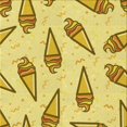thumbnail image 1 of Ahgly Company Tapis d'Intérieur Lavable en Machine Carré Caramel Brun, 5 Pieds Carré, 1 of 7