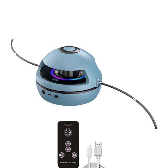 relayinert ABS Smart Rope Skipping Machine Electric Rope Skipping Skipping Machine Jump Rope Blue