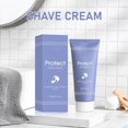thumbnail image 4 of Rasage Rasage pour Hommes et Femmes Formulé pour Peau Sensible Riche Nourrissant contre les Irritations Brûle 3,4 Fl Oz, Crème à Raser Bleue, 4 of 9