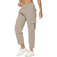 thumbnail image 2 of iHPH7 Joggers pour Femmes Pantalons Cargo de Randonnée Femmes Pantalons à Séchage Rapide Femmes Pantalons Décontractés pour Femmes Pantalons Taille Haute pour Femmes Pantalons Pantalons pour Femmes Pantalons Athlétiques pour Femmes Kaki TG, 2 of 7