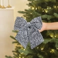 thumbnail image 1 of Wooowa Christmas Small-Size Sequin Bows, Sparkling Festive Decor for Gift Boxes & Xmas Tree, 1 of 8