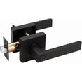 thumbnail image 1 of Polished Chrome Door Handles Interior Square Privacy Door Levers Door Handles Interior Door Lock for Bedroom and Bathroom Reversible for Right/Left Side Doors, 1 of 7