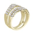 thumbnail image 4 of 1,00 Ct T.p. Rond Naturel Diamond Dernier Design Alliance pour Femmes en Or Jaune Massif 14K Taille 8, 4 of 7