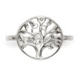 thumbnail image 3 of Bague Arbre de Vie Polie en Argent Sterling, 3 of 4