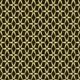 thumbnail image 1 of Ahgly Tapis d'Intérieur Lavable en Machine Carré Transitionnel Or Métallique, 5 Pieds Carré, 1 of 7