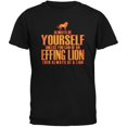 thumbnail image 1 of T-Shirt Jeunesse Noir Lion Effing « Always Be Yourself », 1 of 1