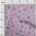thumbnail image 2 of oneOone Viscose Chiffon Light Pink Fabric Abstracts Dress Material Fabric Print Fabric By The Yard 42 Inch Wide, 2 of 5