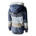 thumbnail image 4 of 2025 Jacket Polyester Hooded Fleece Jackets with Hood for Women Outdoor Women Lightweight Fleece Full Zip Women Fleece Jacket inside Pockets Plus Size Fleece Jacket for Women, 4 of 5