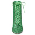 thumbnail image 3 of Unique Bargains Bottines à Paillettes à Talon Bloc à Bout Pointu pour Femmes, 3 of 7