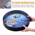 thumbnail image 4 of Ocean Drum Wooden Handheld Sea Drum Percussion Instrument Gentle Sea Sound Musical For, 4 of 9