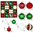 thumbnail image 3 of Pisexur Christmas Balls Ornaments for Xmas Tree, 44Pcs Shatterproof Christmas Tree Decorations, Tree Hanging Balls Christmas Balls Ornaments Set for Party Wedding Decoration, 3 of 6