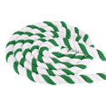 thumbnail image 1 of Unique Bargains 1Inch x 15Feet Natural Twisted Cotton Rope 3 Strand Tug of War Rope with Sealing Tape Green White, 1 of 6