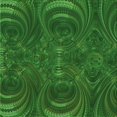 thumbnail image 1 of Ahgly Tapis d'Intérieur Lavable en Machine Carré Vert Émeraude Profond Transitionnel, 7 Pieds Carré, 1 of 7