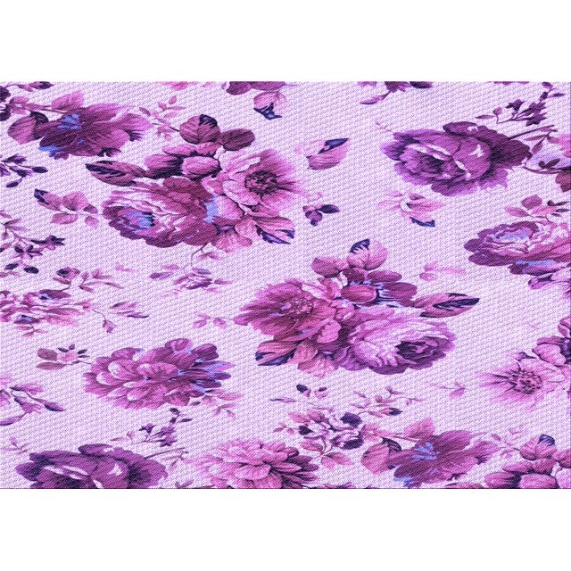 Ahgly Company Machine Washable Indoor Rectangle Transitional Blossom Pink Area Rugs, 7' x 10'
