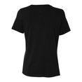 thumbnail image 3 of BELLA+CANVAS 6400 - T-Shirt en Jersey à Manches Courtes Décontracté, m, Noir, 3 of 3